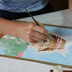 Debbie painting